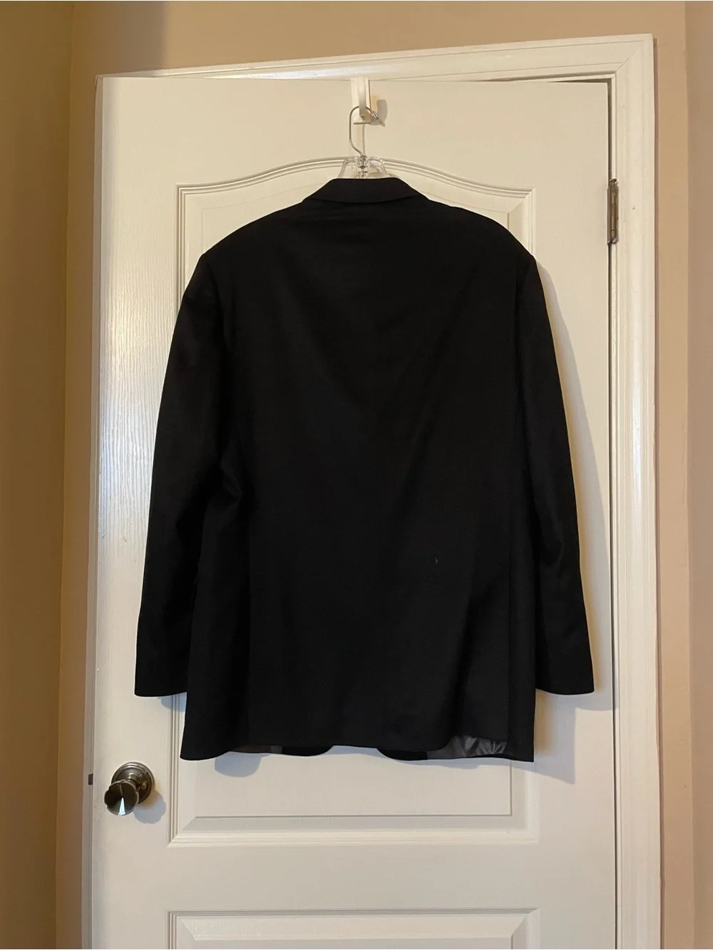 Arnold Brant Colombo 85% Cashmere 15% Mink Blazer 42L-T Black 2 Button Canada